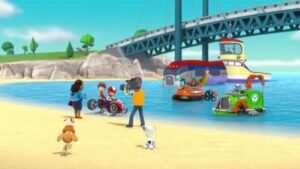 Az őrjárgány kiemelése - Mancs Őrjárat