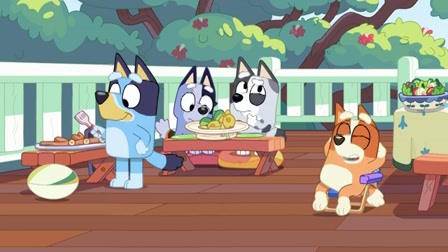 Bluey és Bingo – Sütögetés