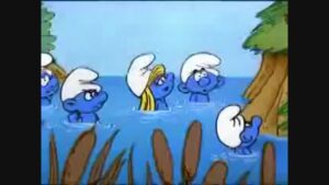 Hupikék törpikék - A palack szelleme