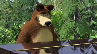 Mása és a medve – A zongora lecke