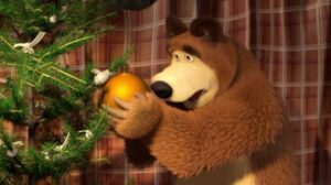 Mása és a medve-Egyedül otthon