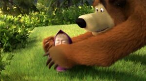 Mása és a medve - Irány horgászni