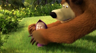 Mása és a medve – Irány horgászni